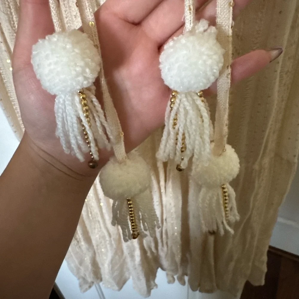 Chic Beige Long Sleeve Maxi Dress - Picture 4 of 5